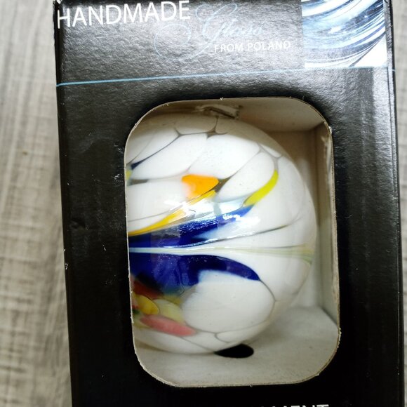 Blown Glass Ornament Hand Made in Poland - Picture 4 of 6